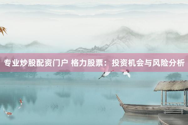 专业炒股配资门户 格力股票：投资机会与风险分析