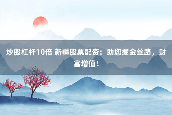 炒股杠杆10倍 新疆股票配资：助您掘金丝路，财富增值！